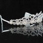 elegant bride bridal pearl headpiece wedding accessories silver bridal tiara #3053s