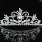 handmade bridal headpiece wedding accessories silver swarovski sparkle crystal tiara pj161