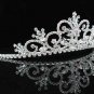 handmade bridal headpiece wedding accessories silver swarovski sparkle crystal tiara pj161