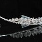 bridal headpiece wedding hair accessories silver swarovski crystal bride bridal tiara pj392