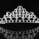 bridal headpiece wedding hair accessories silver swarovski crystal bridal tiara pj466