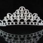 bridal headpiece wedding hair accessories silver swarovski crystal bridal tiara pj466