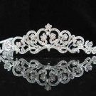 bridal headpiece wedding hair accessories silver swarovski sparkle crystal alloy bridal tiara pj652