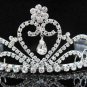 wedding tiara hair accessories silver sweetheart bridal tiara 980