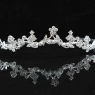 wedding bride hair accessories alloy rhinestone silver bridal crystal tiara 639