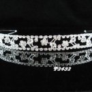 bride bridesmaid wedding hair accessories, rhinestone headband floral bridal crystal tiara 2492S