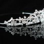 wedding hair accessories handmade swarovski silver rhinestone bridesmaid bridal crystal tiara 184