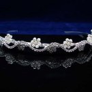 Bridesmaid wedding accessories silver metal rhinestone band sparkle bridal bride tiara headband cn48