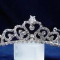 Sweetheart crystal bride bridesmaid wedding hair accessories silver rhinestone bridal tiara 6797