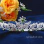 crystal bride wedding hair accessories,bridesmaid rhinestone floral alloy bridal tiara 79gr