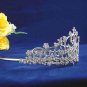 Elegant Pageant Bridal Wedding Princess Rhinestone Tiara Crown Headband bridal tiara 112s