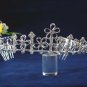 Elegant Pageant Bridal Wedding Princess Rhinestone Tiara Crown Floral bridal tiara 956
