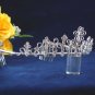 Elegant Pageant Bridal Wedding Princess Rhinestone Tiara Crown Floral bridal tiara 956
