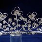 Elegant Pageant Bridal Wedding Floral Princess Rhinestone Tiara Crown Headband bridal tiara 1283