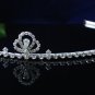 bridesmaid comb wedding hair accessories silver headband rhinestone bridal tiara 1405