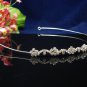 wedding hair accessories silver bride headband rhinestone bridal tiara 2986