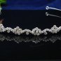 wedding hair accessories silver bride headband rhinestone bridal tiara 2986