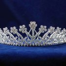 Sparkle crystal wedding accessories silver metal Headband rhinestone bridal tiara p2581
