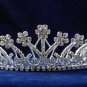 Sparkle crystal wedding accessories silver metal Headband rhinestone bridal tiara p2581