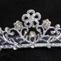 Floral Pageant Bridal Wedding Princess Rhinestone Bride Tiara Crown Headband 1330