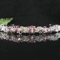 Sparkle crystal wedding accessories handmade silver alloy headband rhinestone bridal tiara 696pu