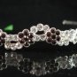 Sparkle crystal wedding accessories handmade silver alloy headband rhinestone bridal tiara 698 dpu