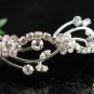 Bride Tiara Bridal Comb, Pearl Crystal Floral Hair Comb Headband, Wedding hair Comb 618