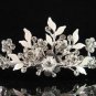 Bride tiara crystal alloy bridesmaid wedding accessories silver metal rhinestone headpiece 6571