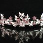 Bride tiara crystal alloy bridesmaid wedding accessories silver metal rhinestone headpiece 6571PU