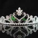 Bridesmaid tiara crystal bridal hair accessories handmade silver metal rhinestone headpiece 8740