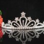 wedding tiara crystal bride hair accessories bridesmaid silver metal rhinestone headpiece 9252