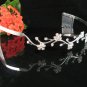 Pearl Rhinestone Bride Tiara Silver Plated Crystal and Rhinestone Tiara for Brides Wedding 10241