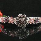 wedding tiara crystal bridal hair accessories handmade silver rhinestone metal alloy headband702