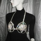 Handmade Fashion accessories party occasion belly dancer sparkling rhinestone bar top n3455