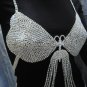 Handmade Fashion accessories party occasion sexy belly dancer sparkling rhinestone bar top n3922