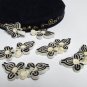 5 pair Handmade chinese frog fasten closure button garment accessories floral knob cf06ibk