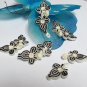 5 pair Handmade chinese frog fasten closure button garment accessories floral knob cf06ibk