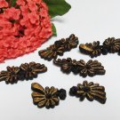 5 pair Handmade chinese frog fasten closure button garment accessories floral knob cf07bkg
