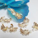5 pair Handmade chinese frog fasten closure button garment accessories floral knob cf07ig