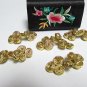 10 pair Handmade chinese frog fasten closure button garment accessories floral knob cf08g