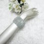 Sparkling Stretch Rhinestone Wedding Pageant Bridal Bracelet silver cone woman accessories cb3
