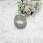 Sparkling Stretch Rhinestone Wedding Pageant Bridal Bracelet silver cone woman accessories cb3