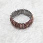 Sparkling Stretch Rhinestone Wedding Pageant Bridal Bracelet,silver cone woman accessories cb13