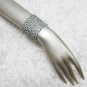 Sparkling Stretch Rhinestone Prom Wedding Pageant Bridal Bracelet,Woman jewelry accessories JT3
