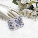 Sparkling Silver Butterfly Stretch Rhinestone Prom Wedding Pageant Bridal Bracelet jt5