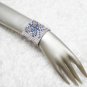Sparkling Silver Butterfly Stretch Rhinestone Prom Wedding Pageant Bridal Bracelet jt5