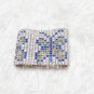 Sparkling Silver Butterfly Stretch Rhinestone Prom Wedding Pageant Bridal Bracelet jt5