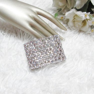 Sparkling Stretch Rhinestone Prom Wedding Pageant Bridal Bracelet woman accessories JT6