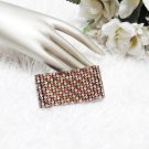 Woman accessories ,Sparkling Stretch Rhinestone Pattern Wedding Pageant Bridal Bracelet  JT17