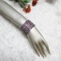 Woman accessories ,Sparkling Stretch Rhinestone Pattern Wedding Pageant Bridal Bracelet JT19